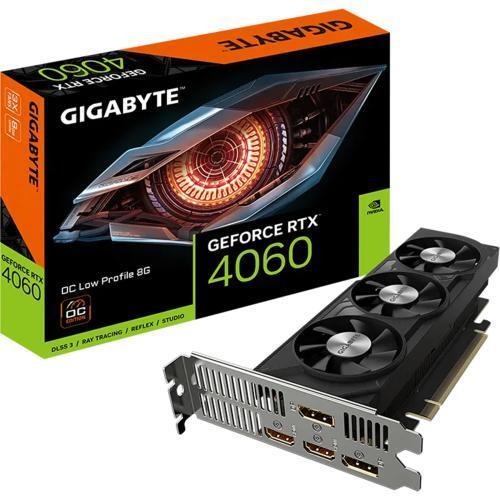 Gigabyte NVIDIA GeForce RTX 4060 OC Low Profile 8GB GDDR6 Graphics Card 2 Slot -