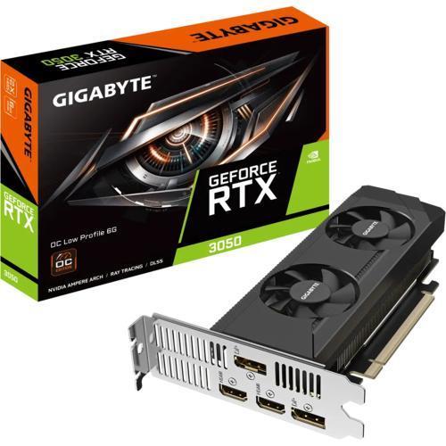 Gigabyte NVIDIA GeForce RTX 3050 OC 6GB GDDR6 Graphics Card 2 slot Low profile,