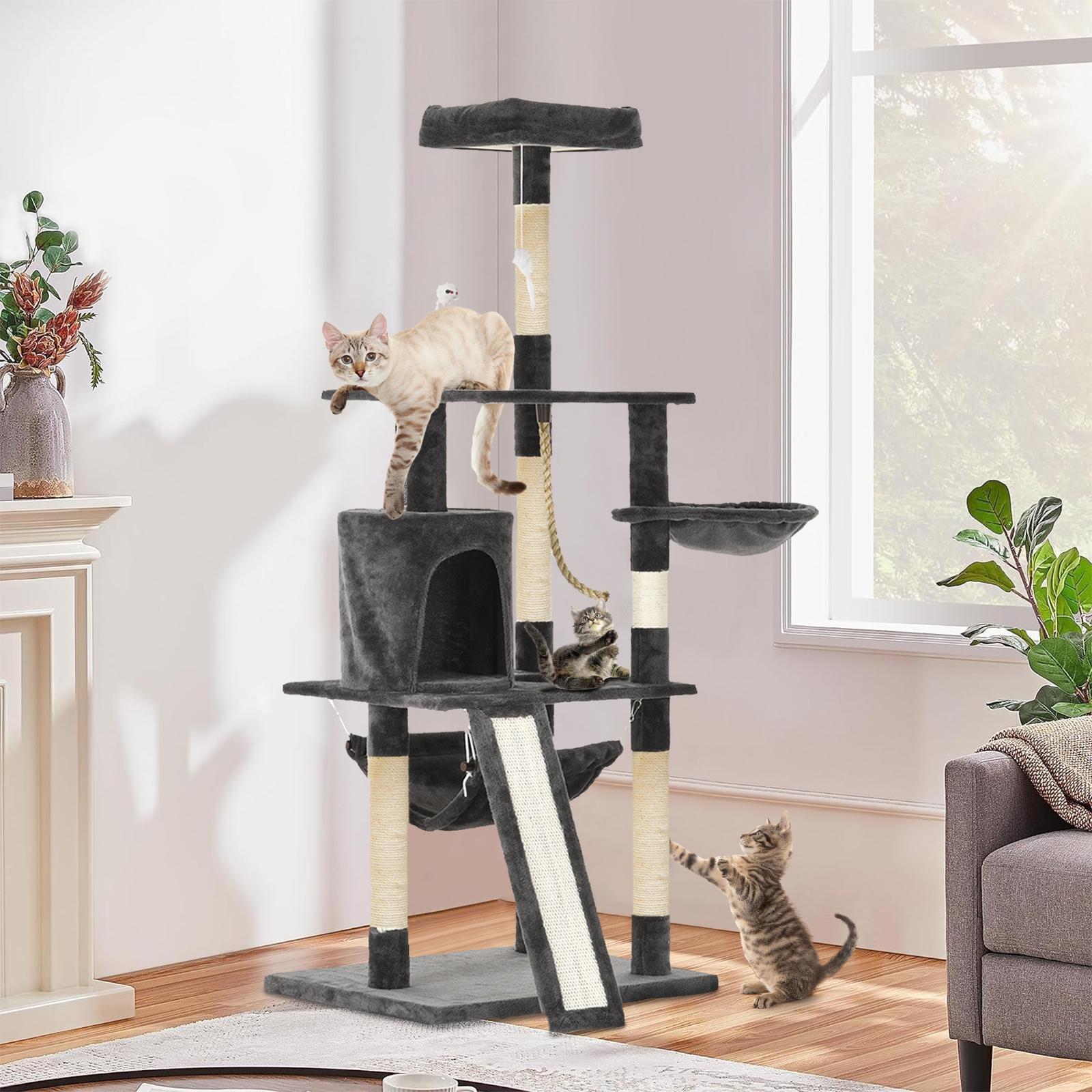 ADVWIN 157CM Cat Tree Scratching Post Tower
