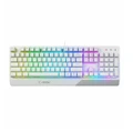 [Vigor GK30 White] Gaming Keyboard, Plunger Switches, RGB, Water Repellent