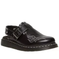 Dr. Martens Jorge II Gothic Americana Leather Sling Back Shoes Mary Jane - Black - UK 9