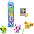 Littlest Pet Shop Trio In Tube Wild Vibe 3 Pack Figures with Virtual Code