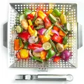 Removable Handle BBQ Grill Basket - Charcoal Accessories