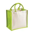 Westford Mill Jute Tote (Apple Green) (One Size)