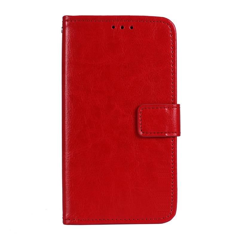 MCC Folio Case Samsung Galaxy J2 Pro 2018 Leather Case Cover J250 G/F/D [Red]