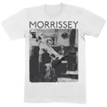 Morrissey Unisex Adult Barber Shop Cotton T-Shirt (White) (S)