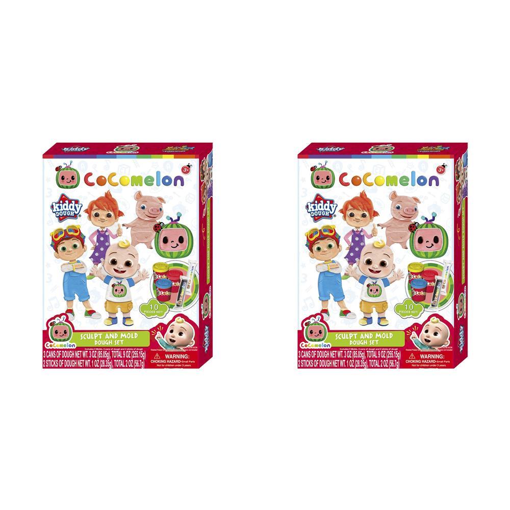 2x Creative Kids Cocomelon Sculpt & Mold Dough Fun Activity Play Set Children 3+