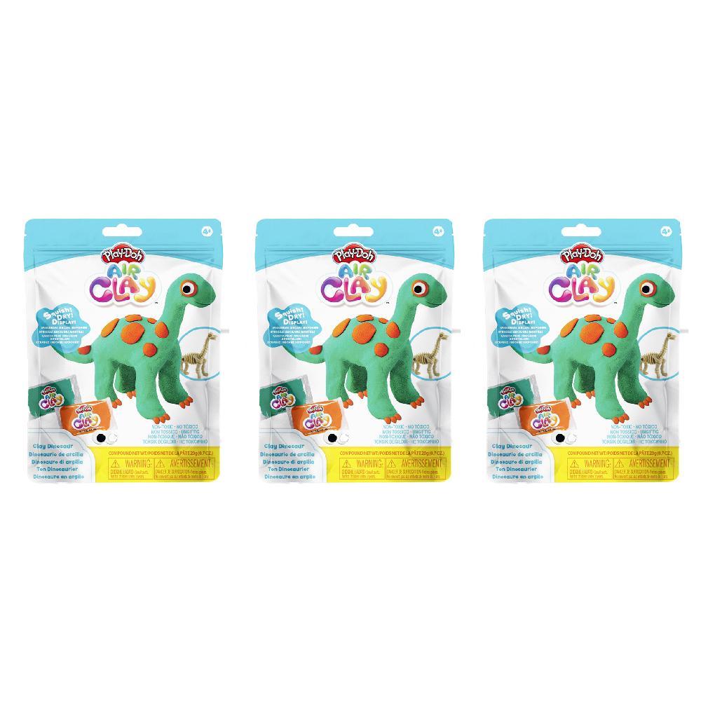 3x Play-Doh Air Clay Apatosauru Dinosaur Art Craft Creative Toy Kids/Children 4+