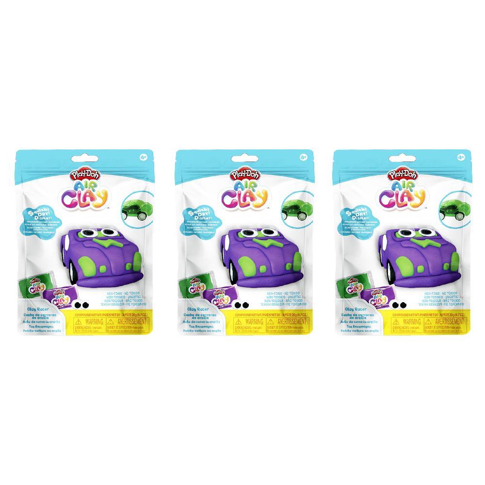 3x Play-Doh Air Clay Car Racer Kids/Children Art Craft Creative Play Toy 4y+ GRN