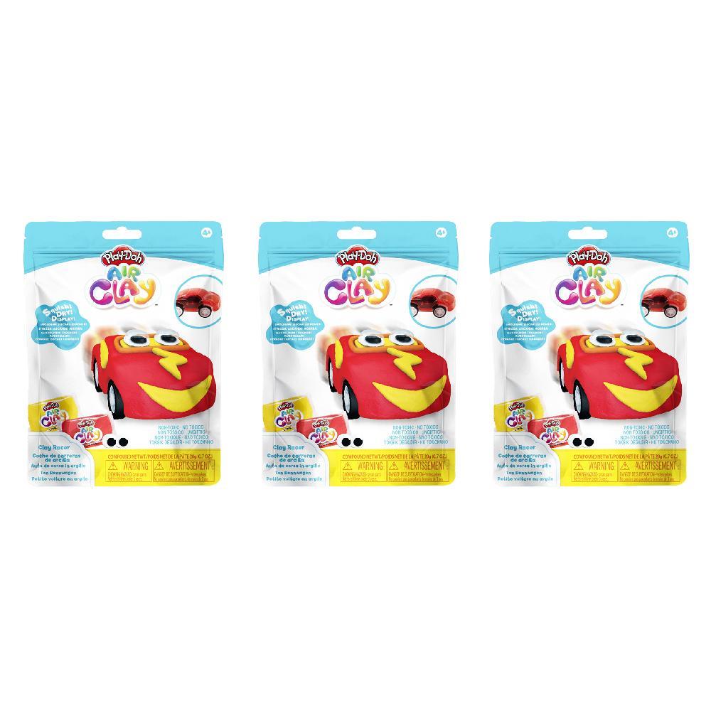 3x Play-Doh Air Clay Car Racer Kids/Children Art Craft Creative Play Toy 4y+ Red