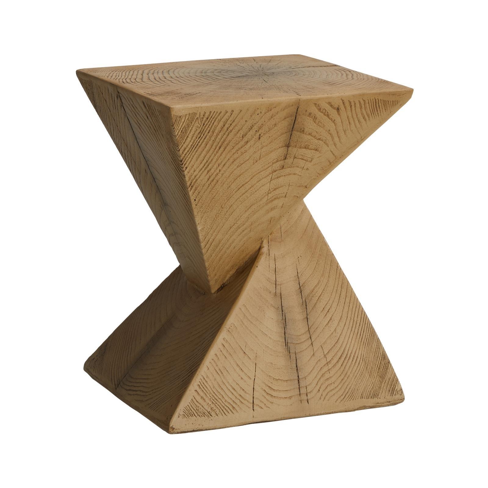Oikiture Side Table Stool Natural