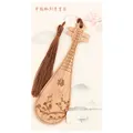 Chinese Style Bass Book Folder Book Clip Bamboo Bookmark Guitar Bookmark Lable