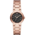 Emporio Armani Ladies Rose Gold Quartz Wristwatch Mod. GRETA 32mm, Water Resistant 5 ATM