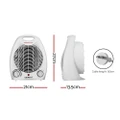 【Sale】Electric Fan Heater Portable Room Office Heaters Hot Cool Wind 2000W