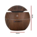【Sale】Aroma Diffuser Aromatherapy Essential Oils Air Humidifier LED 130ML