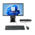 Bulk of 10x HP Bundle Desktop Mini 800 G4 PC i5-8500T 128GB 8GB RAM Windows 11 + 22" Monitor | Refurbished