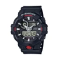 Casio G-Shock Black & Red Digital-Analog Gent's Watch GA700-1A Resin World Time 4549526140877 Multicolour
