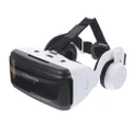 Virtual Reality Headset VR Glasses Headset Stereo Goggles Adjustable Focal Distance for and (White)