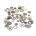 100G Assorted Gears Steampunk Cogs Gears Pendants Clock Wheels Gear Mix Diy Craf