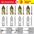 10/50X Self-Drilling Anchors Screws Percussion Expansion Kit -12x30mm/12x40mm - 10 pcs, 12 x 30 mm