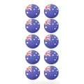 10 x Australia Flag Badge Enamel Lapel Pin Badge Flag - Anzac Day Tie Pin AU Stock