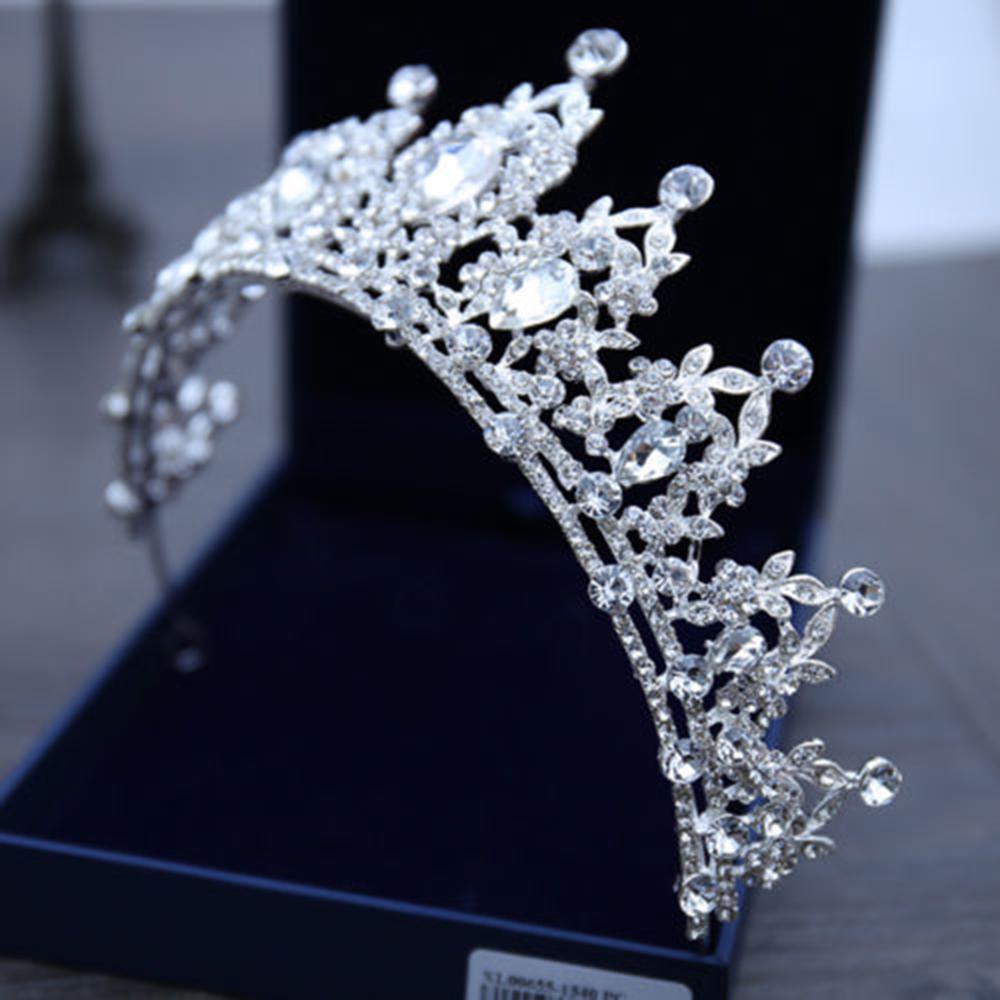 Bridal Princess Women Rhinestone Hair Accessories Tiara Wedding Crown Headband