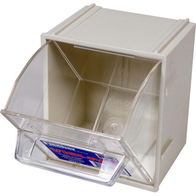 1H040 Small Visi Pak Storage Drawer With Clips - Fischer Plastic
