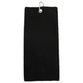 Towel City Microfibre Golf Towel (Black) (One Size)
