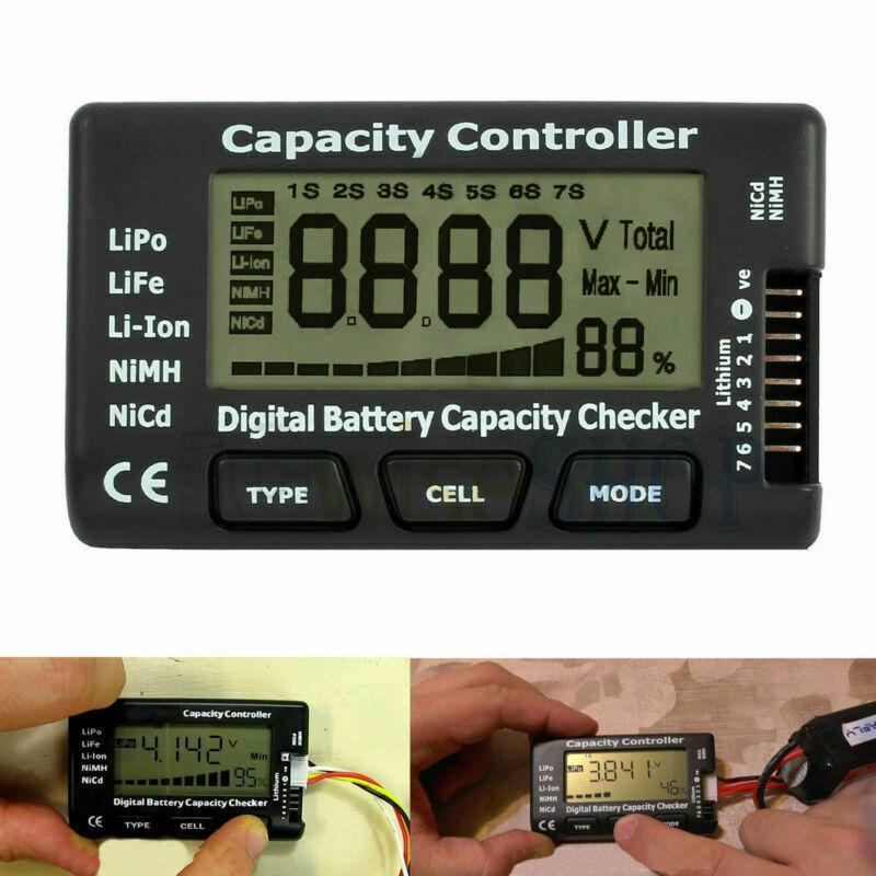 Digital Battery Capacity Tester Checker Controller LCD For LiPo LiFe NiMH Li-ion