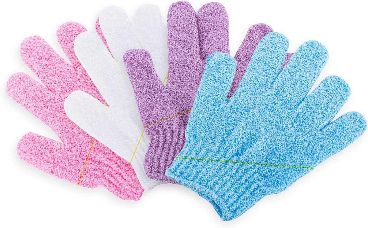 Swosh (8Pairs) Exfoliating Gloves Refresh Cleanse Massage Smooth Skin 17 x 14cm