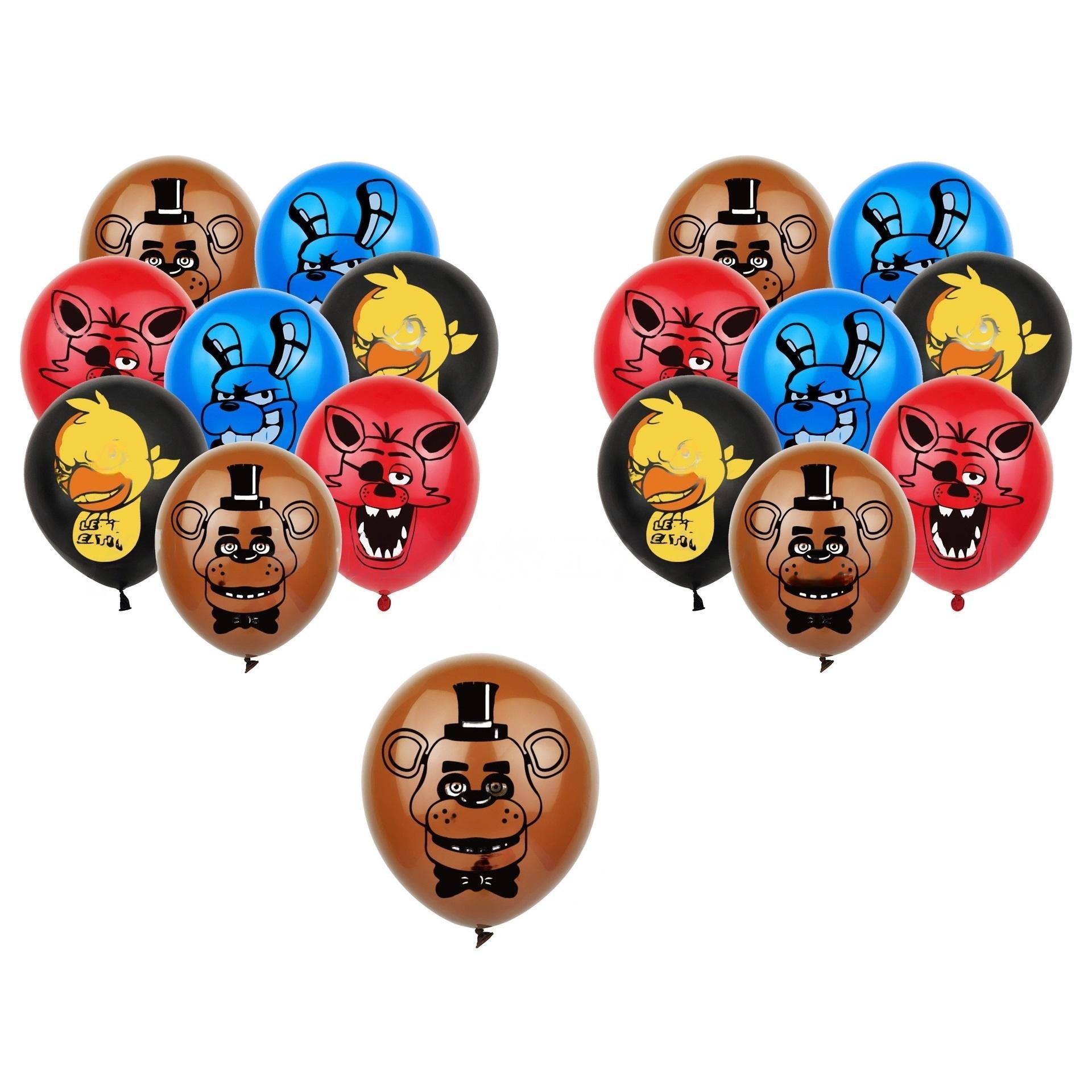 16PC Five Nights at Freddys Balloon Party Supplies