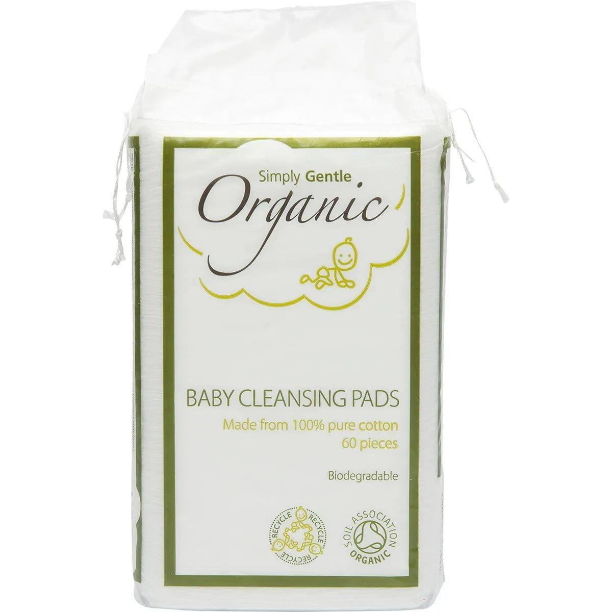 SIMPLY GENTLE ORGANIC Baby Cleansing Pads 60