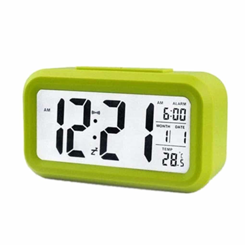 Digital Alarm Clock - Green