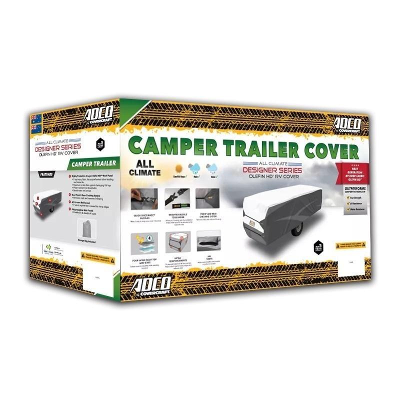 ADCO Camper Trailer Cover 10-12 ft OLEFIN Extended Version - Jayco Lark & Dove