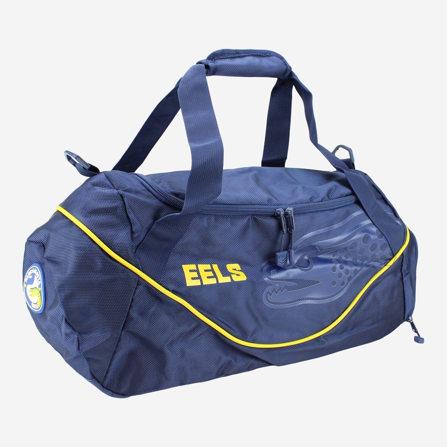 NRL Shadow Sports Bag - Paramatta Eels - Gym Travel Duffle Bag