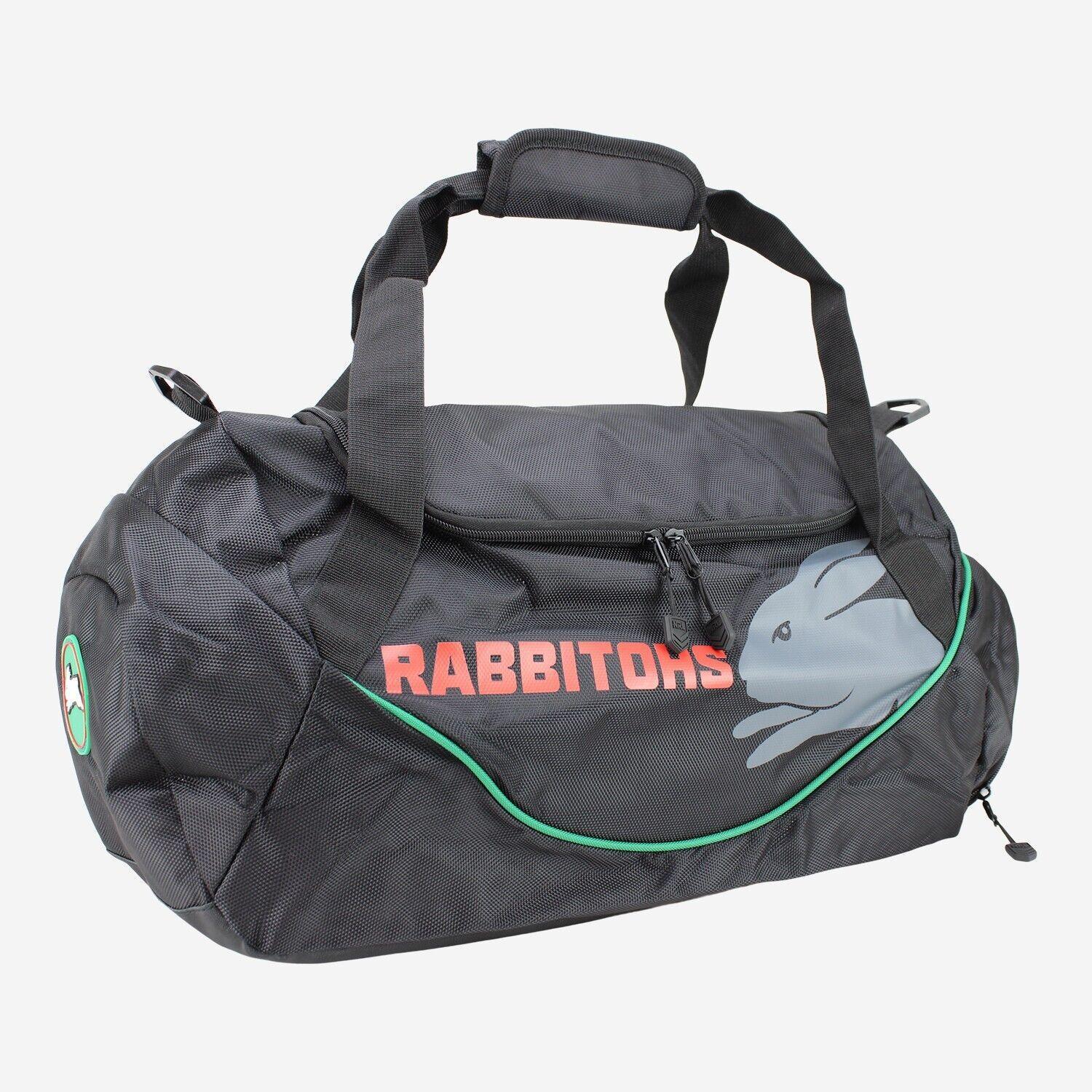 NRL Shadow Sports Bag - South Sydney Rabbitohs - Gym Travel Duffle Bag