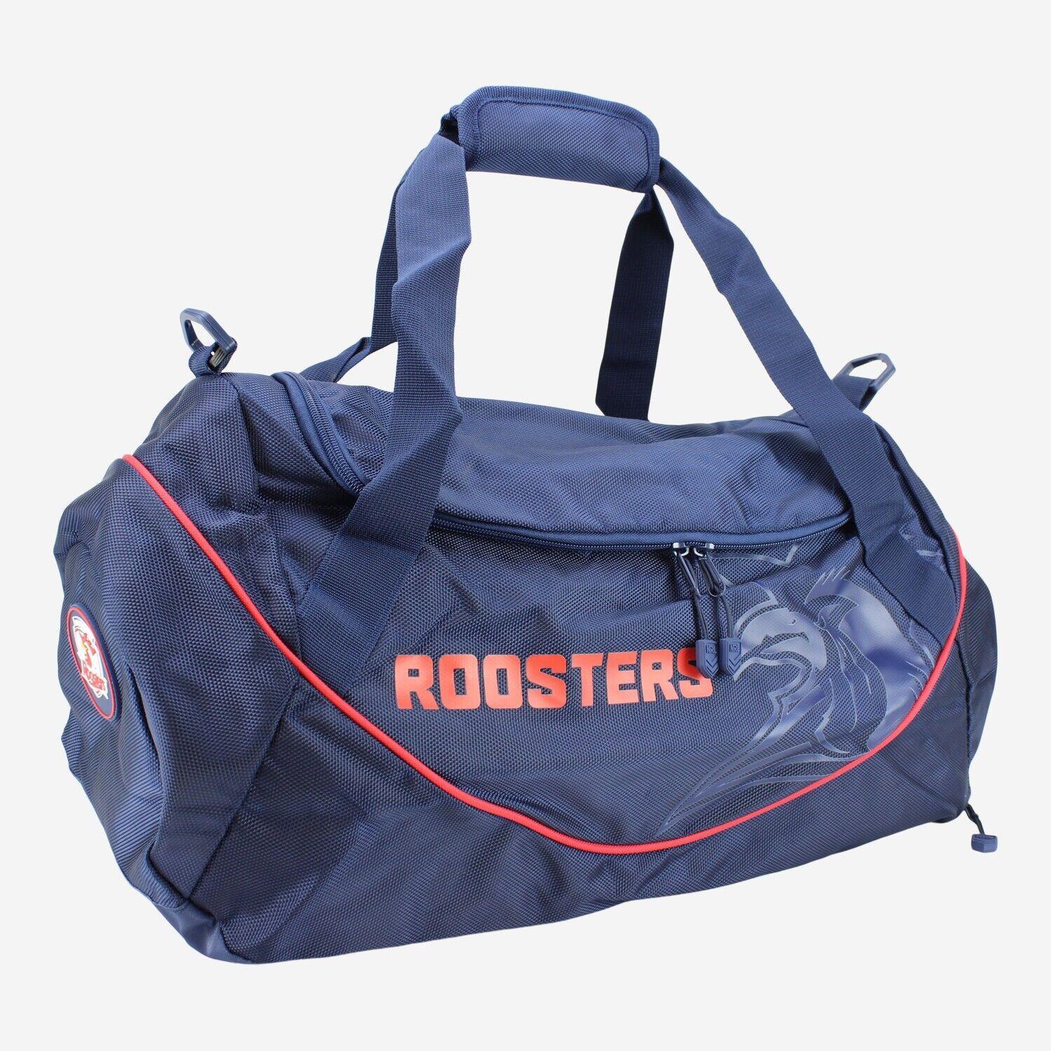 NRL Shadow Sports Bag - Sydney Roosters - Gym Travel Duffle Bag