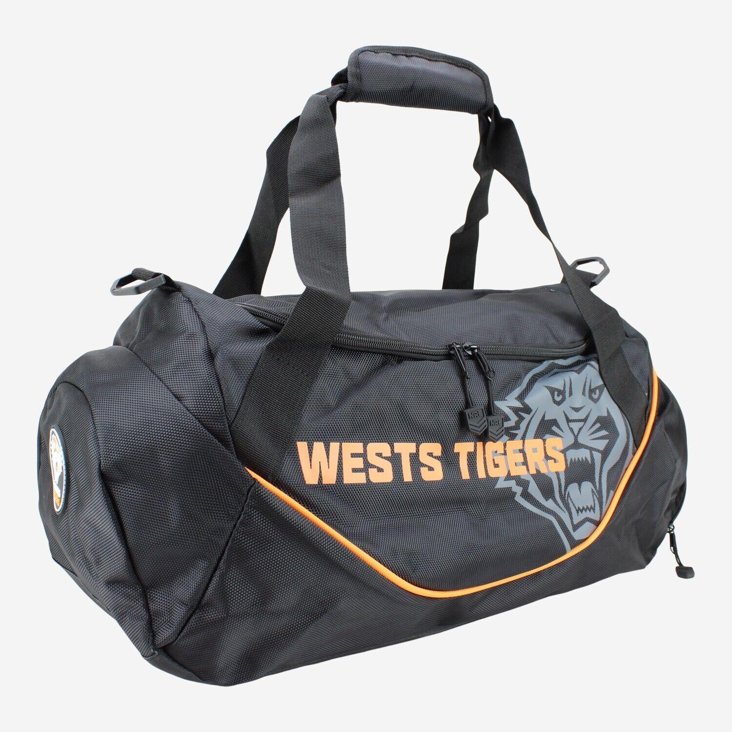 NRL Shadow Sports Bag - West Tigers - Gym Travel Duffle Bag