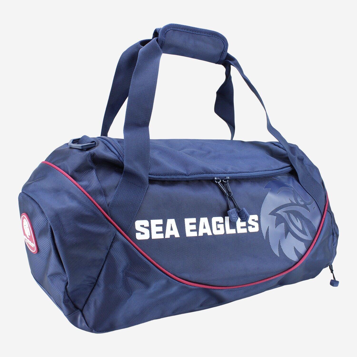 NRL Shadow Sports Bag - Manly Sea Eagles - Gym Travel Duffle Bag
