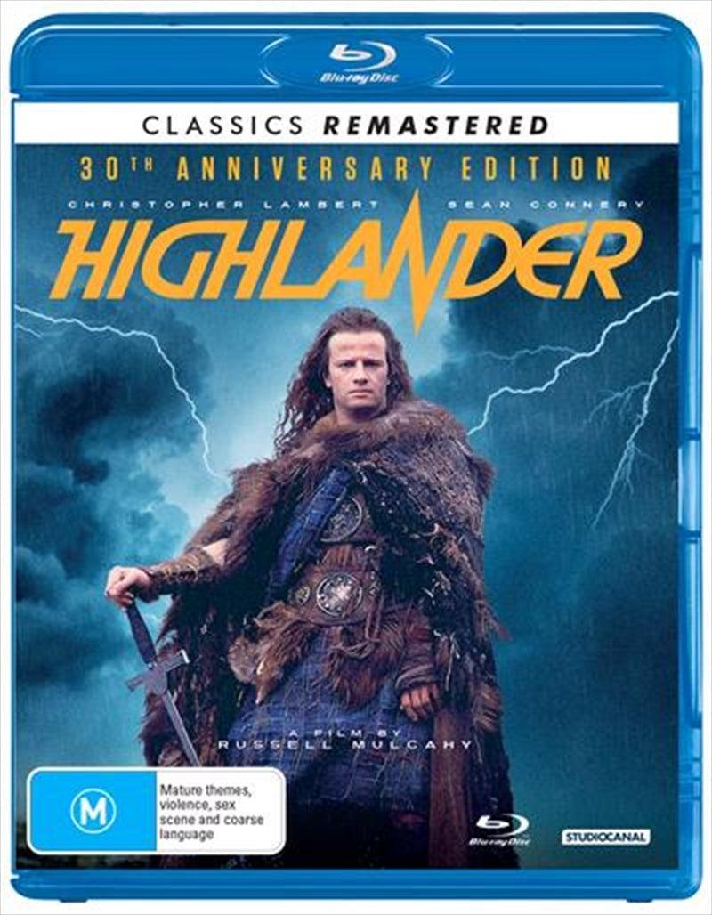 Highlander - 30th Anniversary Edition - Remastered Blu-ray