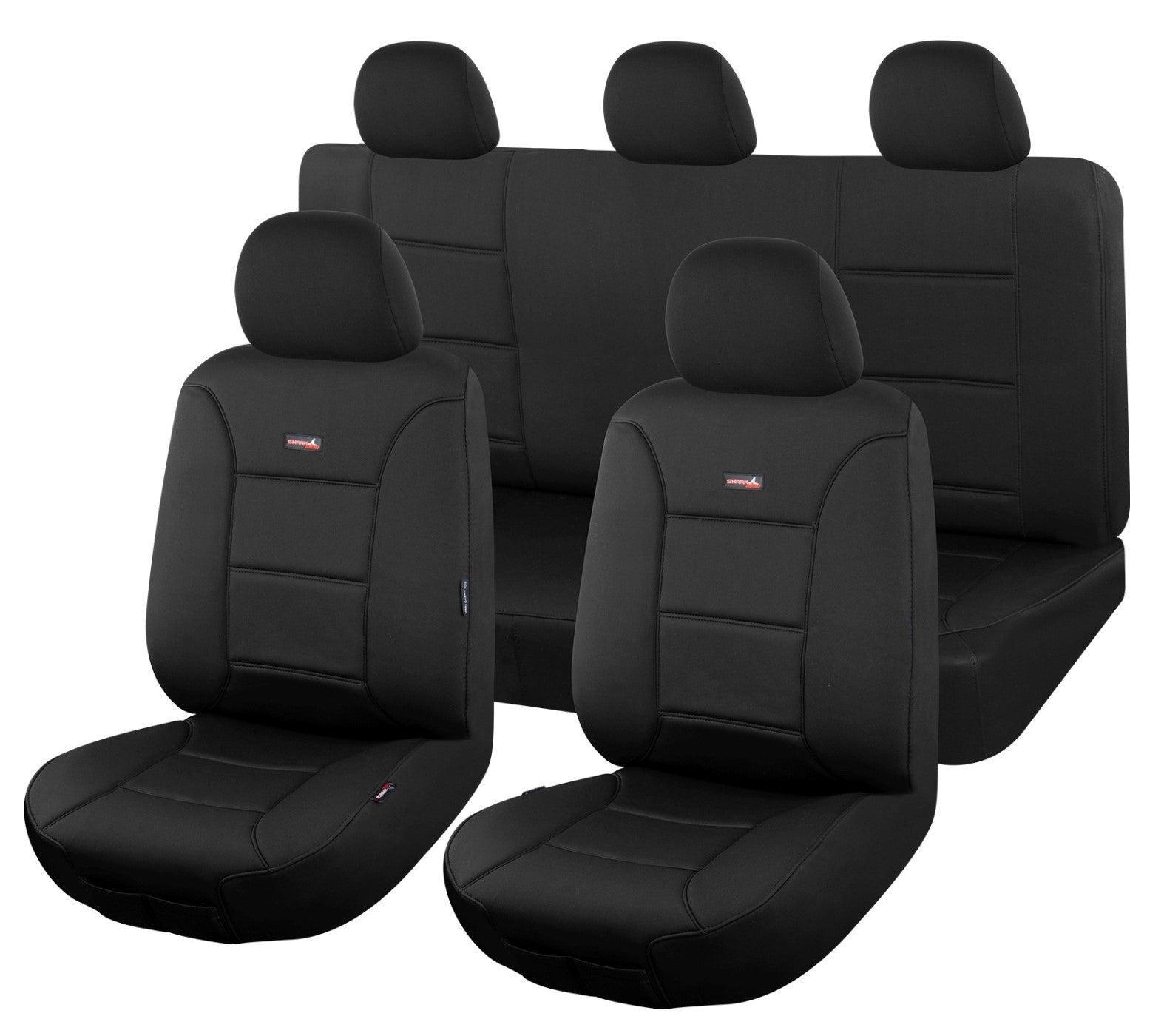 Sharkskin Neoprene Seat Covers - For Holden Colorado RG Series Dual Cab (06/2012 - ON)