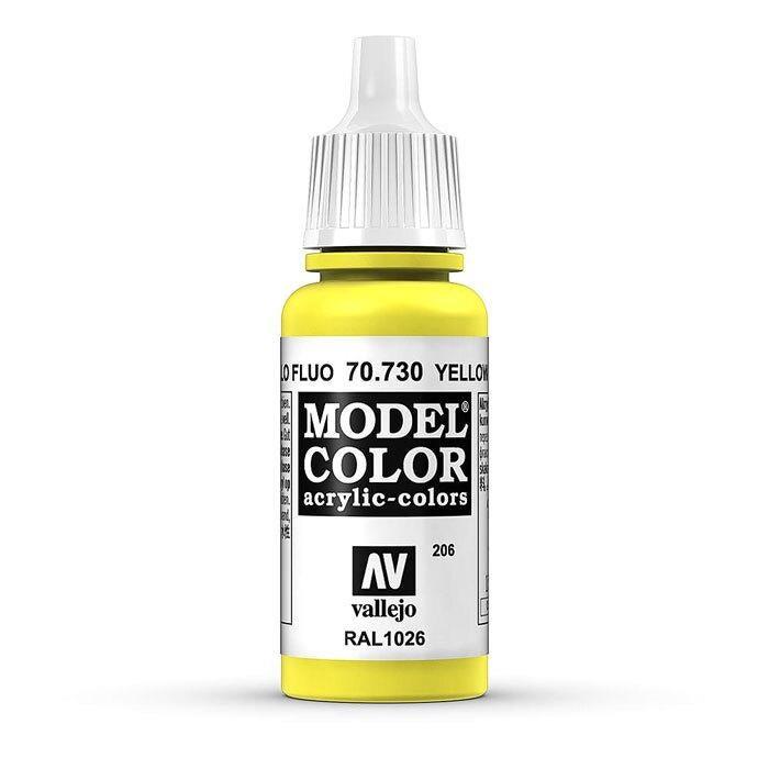 Vallejo Model Colour Yellow Fluorescent 17ml