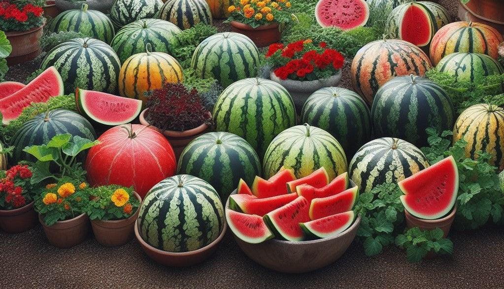 WATERMELON 'Heirloom Mix' seeds - Standard packet (see description for seed quantity)