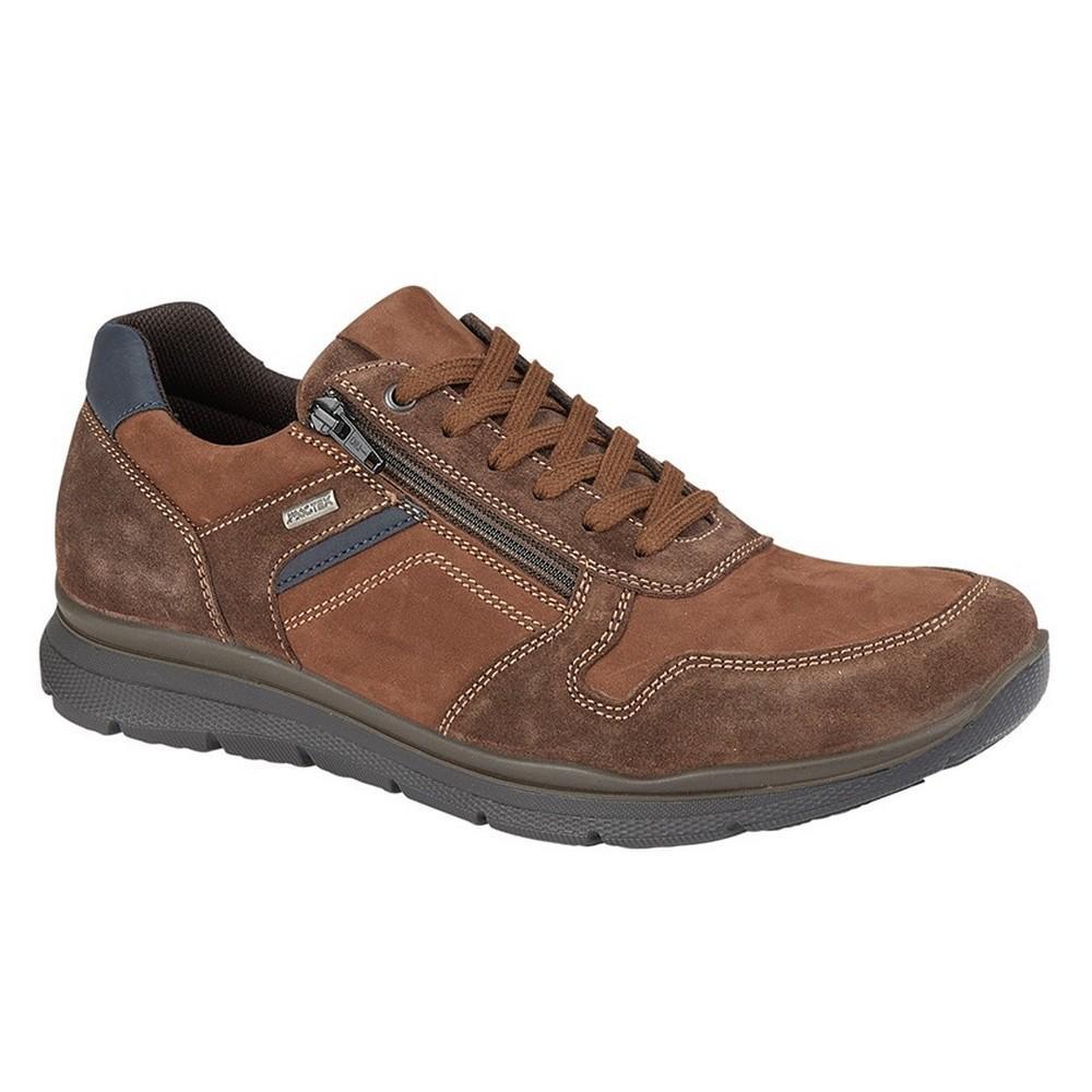 IMAC Mens Casual Leather Shoes (Brown) (10 UK)