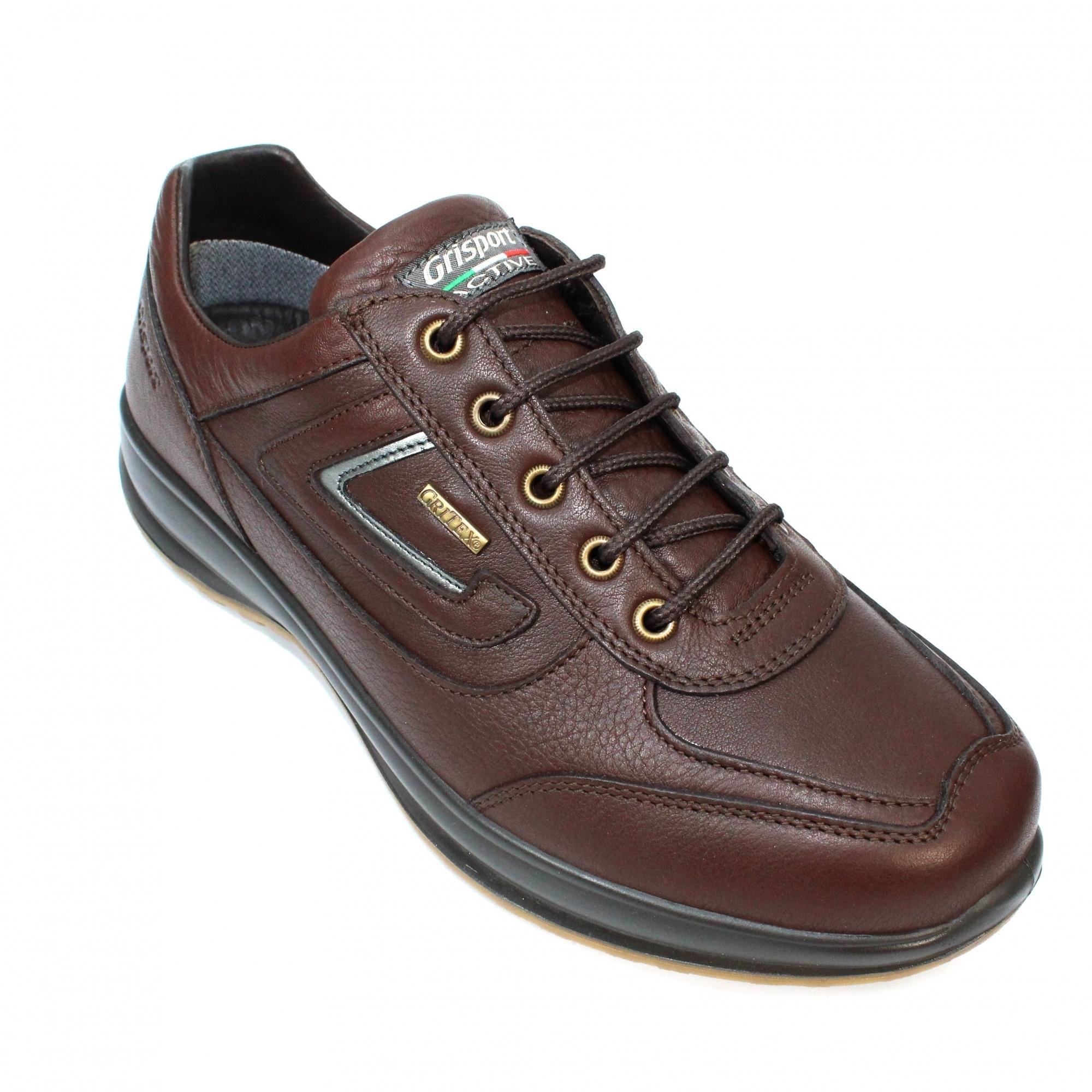 Grisport Mens Airwalker Leather Walking Shoes (Brown) (12 UK)
