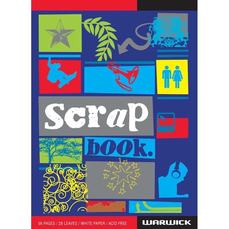 Warwick Blank 28lf Scrapbook - Assorted Designs