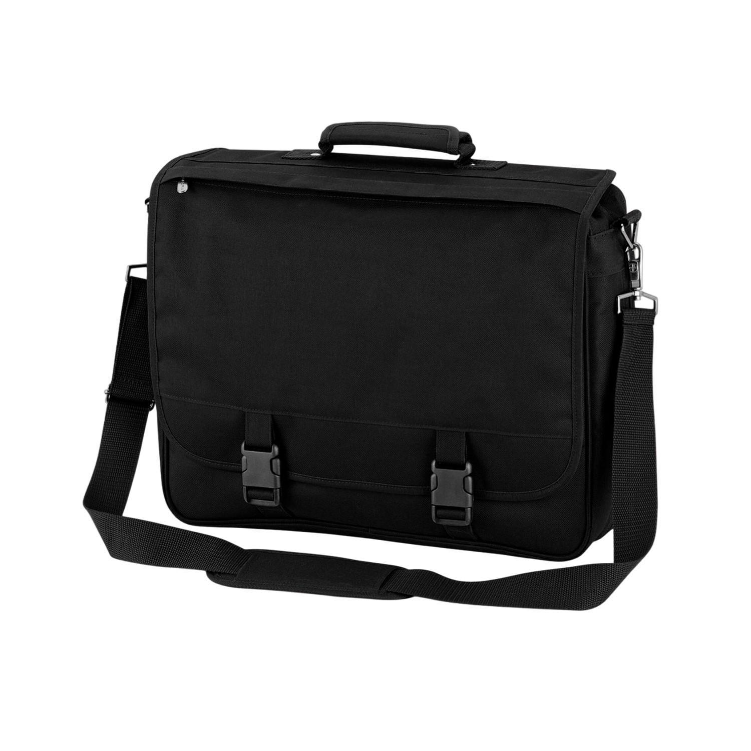 Quadra Portfolio Briefcase (Black) (One Size)