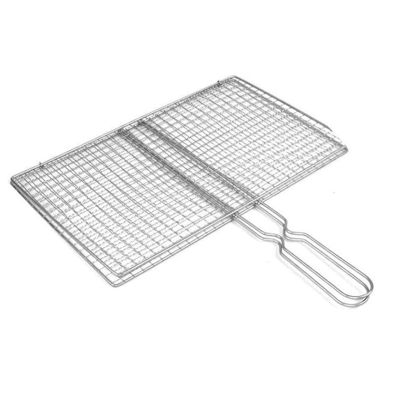 Bbq Fish Grilling Basket Grill Camping Net Meat Vegetable Cooking Kitchen Tool