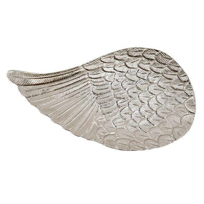 Something Different Angel Wing Aluminium Tray (Silver) (One Size)