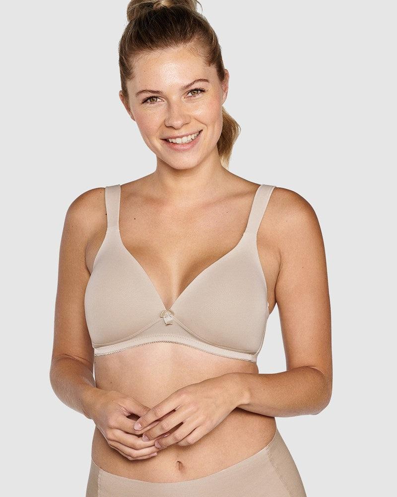 Padded Wirefree T-Shirt Bra with Wide Straps - Bras - Naturana